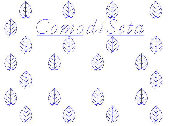 1 - logotipo e immagine como di seta